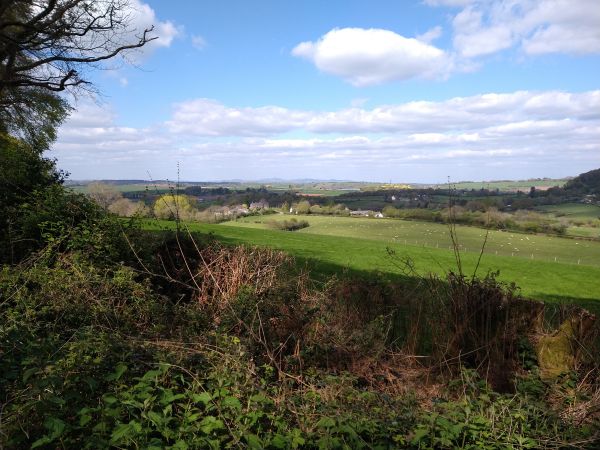 view towards Lea from Bailey Lane End